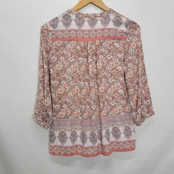 Cynthia Rowley Floral Button Up Blouse - Picture 7 of 12